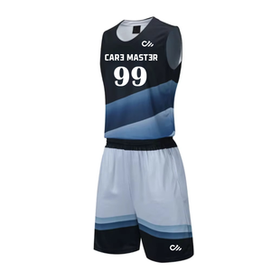 Uniformes de Baloncesto Más Vendidos, Ropa Deportiva, Conjuntos de Camisetas de Baloncesto para Entrenamiento, Uniformes de Baloncesto sin Mangas Lisos para Hombre - Product Image 1
