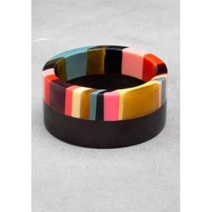 Brazaletes Elegantes de Resina y Madera, Accesorios de Moda con Cristales para Uso Casual y Festivo - Product Image 5