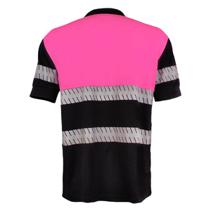 เสื้อเชิ้ตแขนสั้นโพลีเอสเตอร์สำหรับงานก่อสร้าง ความปลอดภัย แห้งเร็ว สะท้อนแสง ราคาประหยัด - Product Image 2