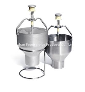 Dispensador Profesional de Panqueques, Herramientas para Hornear y Repostería con Soporte, Disponible en Aluminio y Acero Inoxidable - Product Image 1