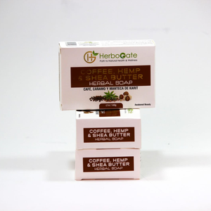 Coffee Hemp and Shea Butter Beauty <b>Soap</b> for Refreshing Skin Care Moisturizing and Daily Wellness Support - Product Image 4