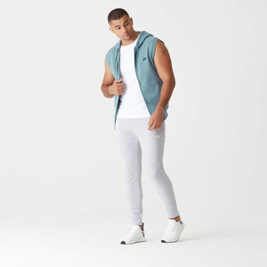 Men's Workout Zipper <b>Sleeveless</b> Hooded Tank Tops <b>Sleeveless</b> Gym <b>Hoodies</b> Bodybuilding Muscle <b>Sleeveless</b> Zipper <b>Hoodies</b> For Men - Product Image 2