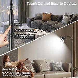 Lámpara de Lectura Ajustable con Cuello Flexible y Base Pesada para Uso en Oficina - Product Image 5