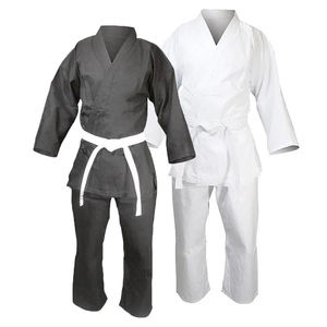 Uniforme de Karate 100% Algodón al por Mayor para Adultos, Talla Personalizada, Transpirable, Uniforme de Artes Marciales - Product Image 4