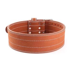 High Quality Custom Made Heavy Gym Cowhide Leather Training <b>Belt</b> Premium Leather <b>Weight</b> <b>Lifting</b> Powerlifting <b>Belt</b> - Product Image 2