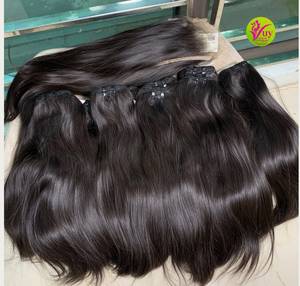 Extensions de cheveux tissés de qualité supérieure, 100% cheveux humains vietnamiens bruts non traités, mèches de cheveux naturelles de luxe - Product Image 4