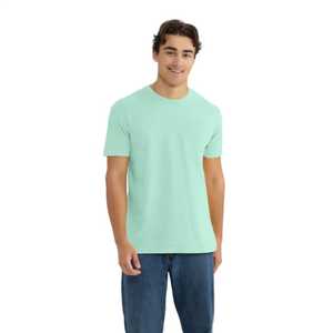 Camiseta de lujo en blanco de alta calidad para hombre con tu propio logotipo de marca, 100% algodón, moderna para el verano y a precio económico. - Product Image 1