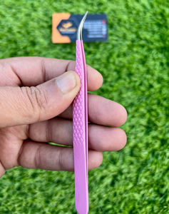 แหนบดึงขนตาปลายแหลม สแตนเลสสตีล ป้องกันไฟฟ้าสถิตย์ ความยาว 10 มม. แบบตรง สำหรับต่อขนตาแบบวอลลุ่ม  รับผลิตแบรนด์ส่วนตัว พร้อมสกรีนโลโก้ - Product Image 4