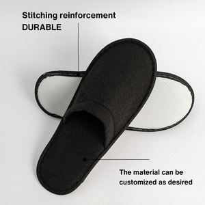 Pantuflas de Hotel de Venta Directa de Fábrica, Precio Más Bajo, Pantuflas Desechables de Talla Universal Blancas en Existencia para Hoteles y Alojamientos - Product Image 3