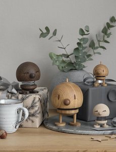 Figurine de robot en bois faite à la main, ornement décoratif de bureau, accent pour tableau de bord de voiture, jouet en bois, décoration de table pour la maison ou le bureau, cadeau - Product Image 4