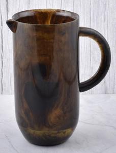 Handmade Resin Pitcher Modern Elegant Durable Lightweight Stylish Eco-Friendly Beverage <b>Container</b> for Home Kitchen Dining Party - Product Image 4