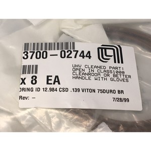 LOT DE 8 AMAT 3700-02744 O-RING ID 12.984 CSD - Équipements et pièces semi-conductrices d'occasion fiables à l'échelle mondiale chez - Product Image 3