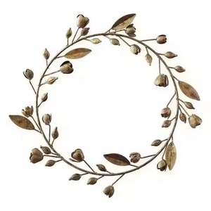 Rustic Dried Flower Wreath Wall Hanging Indoor <b>Christmas</b> Decoration Garland for Front Door Party Display Use Wreath - Product Image 1