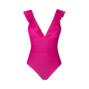 New Arrival Plain Print Women Swimwear Short Sleeve Plus Size Swimming Suit Swimwear & Beachwear - Product Image 1