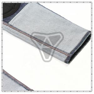 กางเกงยีนส์ขี่มอเตอร์ไซค์ของผู้ชายกางเกงยีนส์ใส่เล่นกีฬาป้องกันด้วยมาตรฐาน CE ความทนทานสูงออกแบบได้ตามต้องการ - Product Image 6