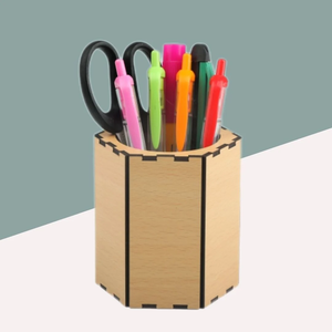 Porte-stylo MDF personnalisé de qualité supérieure, accessoires de bureau les plus vendus, porte-stylo MDF indien avec incrustation d'os - Product Image 1