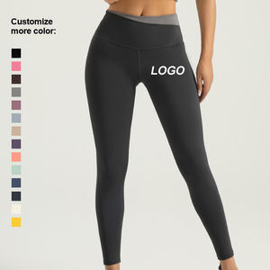 Leggings de sport taille haute pour femmes, doux, confortables et extensibles, pour l'entraînement et la gym, fabriqués par un fabricant de vêtements de performance pour femmes, avec technologie anti-humidité. - Product Image 1