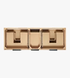 Mueble de Baño Lydia de 60 Pulgadas con Doble Lavabo, Solo Mueble, Roble Natural, Venta al Por Mayor, Fábrica en Vietnam - Product Image 5