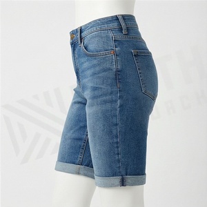 Shorts de Mezclilla para Mujer con Diseño Desgarrado, Personalizados, Sexys, para Uso Diario, Color Personalizado, Transpirables, Ideales para el Verano - Product Image 3