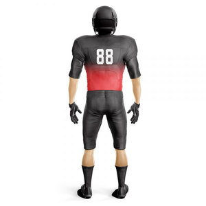 Youth American Football Uniform Rugby Jersey Sports Club Sets Vintage <b>Compression</b> Breathable Polyester Team Player Uniform - Product Image 3