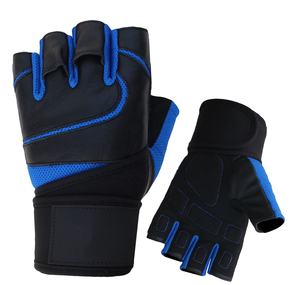 Guantes de entrenamiento de gimnasio unisex para fitness y entrenamiento deportivo Guantes de cuero transpirables con logotipo personalizable para levantamiento de pesas - Product Image 4