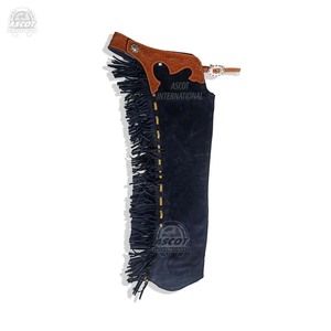 Horse <b>Riding</b> Full <b>Chaps</b> Long Suede Leather Custom Color Western Cowboy Style Leather Tooling Equestrian Equipment Accessories - Product Image 4