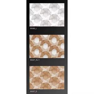 Carreaux muraux hexagonaux 3D en céramique de porcelaine, design vert clair et foncé, 30x45cm 300x450mm, parfaits pour les entrepreneurs - Product Image 3