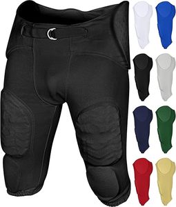 Pantalones de Fútbol Transpirables Verdes con Protección Acolchada Proline Juveniles, 7 Almohadillas Flexibles Integradas, 80% Poliéster, Ropa Casual - Product Image 5