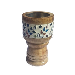 Elegant Handcrafted Wooden Charcoal <b>Cone</b> <b>Incense</b> Burner Perfect for Home Fragrance Meditation & Relaxation In Different Styles - Product Image 5