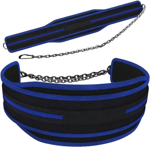 Ceinture de musculation en acier robuste personnalisable pour tractions, dips et entraînement fitness, avec logo personnalisé, en EVA et nylon - Product Image 3