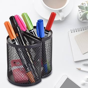 Organisateur de stylos de bureau en acier durable - Product Image 3