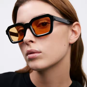 Nouvelle Tendance 2025 – Lunettes de Soleil Carrées UV400PC de Marque Tendance avec Logo Personnalisé – Lunettes de Créateur pour Hommes et Femmes 3412 - Product Image 3