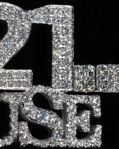 Custom Luxury Hip Hop 925 Sterling <b>Silver</b> 3D Letter Iced <b>Solid</b> VVS Moissanite Diamond Pendants & Charms Luxury <b>Necklaces</b> - Product Image 4