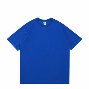 Latest Design Customized 100% Cotton Knitted Casual Blank Plain Heavyweight T-<b>Shirt</b> Blank Thick Print T-<b>Shirts</b> For <b>Men's</b> - Product Image 1