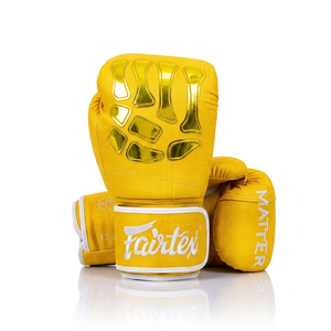 Fairtex <b>Silver</b> Boxing <b>Gloves</b> Closure Finger Slits Martial Arts Gear Adults Fairtex Hot Selling Products For Gym Training - Product Image 4