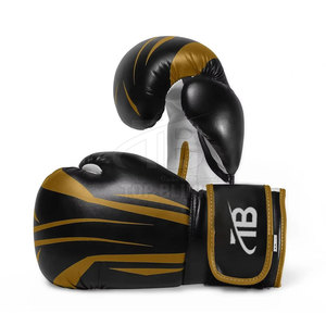 Professional Made Genuine Leather Adult Boxing Gloves with Moisture Wicking and <b>Hook</b> & Loop Closure Customizable for Training - Product Image 5