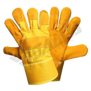 ถุงมือหนังสำหรับทำงาน เหมาะสำหรับผู้ชายและผู้หญิง ใช้สำหรับทำสวน งานก่อสร้าง หนังวัวแท้ ราคาประหยัด - Product Image 2