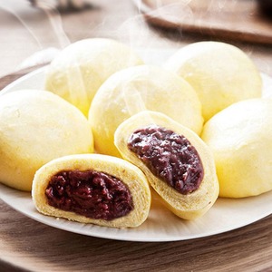[MILWON] Ensemble de petits pains vapeur Anheung, Jjinppang aux haricots rouges sucrés, surgelé, boulangerie coréenne, petit-déjeuner - Product Image 2