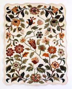 Alfombra de Lana de Alta Calidad, Moderna, con Diseño Floral, Hecha a Mano, para Sala de Estar, Hotel u Oficina, al Mejor Precio - Product Image 1