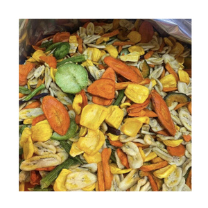 Snacks de fruits secs mixtes croustillants de haute qualité : mangue, banane, jackfruit, ananas - Vente en gros OEM - Product Image 1