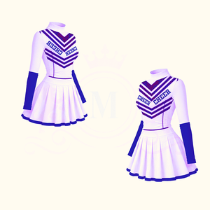 ชุดเชียร์ลีดเดอร์ใหม่มาแรง ผลิตจากโพลีเอสเตอร์ 100% คุณภาพสูงจากผู้ผลิตชั้นนำ - Product Image 2