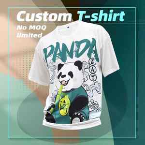 T-shirt personnalisé, t-shirt imprimé, vente en gros, impression par sublimation personnalisée, t-shirt à col rond pas cher - Product Image 5