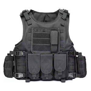 Chaleco Táctico Multibolsillos Impermeable para Paintball, Material de Nailon/Poliéster, Talla Ajustable y Logotipo Personalizado para Deportes al Aire Libre - Product Image 1