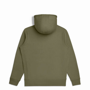 Sudadera con capucha de algodón grueso de alta calidad para hombre, con cremallera, estilo francés, hombros caídos, forro polar, corte regular, color liso, para invierno, diseño digital. - Product Image 2