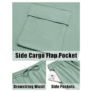 ชุดเสื้อและกางเกงขาสั้นผู้ชาย 2 ชิ้น แฟชั่นฤดูร้อน ชุดลำลองผ้าฝ้าย เสื้อยืดโอเวอร์ไซส์ กางเกงขาสั้นคาร์โก้ ชุดน้ำหนักเบา ระบายอากาศได้ดี - Product Image 6