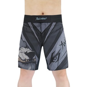 Pantalones Cortos de MMA para Hombre, Estampado Desteñido, Cintura Elástica, para Entrenamiento en Gimnasio, Kickboxing, Ligeros, de Secado Rápido, Coloridos - Product Image 4