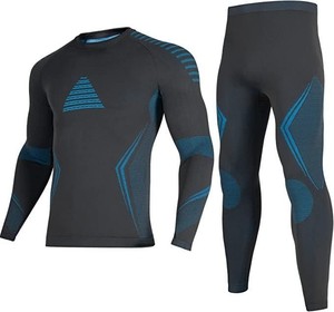 Conjunto Deportivo para Hombre de Baja Cantidad Mínima de Pedido, Camiseta y Pantalones de Compresión / Conjunto de Compresión para Hombre en Venta y Diferentes Colores y Tallas Grandes - Product Image 3