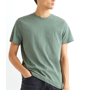 T-shirts pour hommes coupe décontractée, tissu en coton doux, respirant, haut décontracté à manches courtes, à porter tous les jours, design confortable pour l'été - Product Image 1