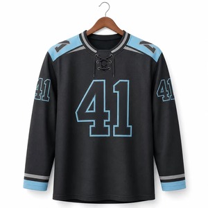 Jersey Hoki Es Pakaian Olahraga Desain Kustom Desain Terbaru Berkualitas Tinggi Unisex Bordir Bernapas dengan Harga Terjangkau - Product Image 4