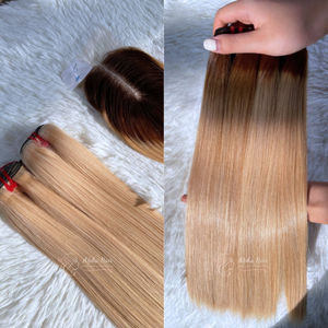 Belle grand stock d'extensions humaines vietnamiennes brutes perruque frontale expédition rapide épais brillant Super chaud os droit de haute qualité - Product Image 6